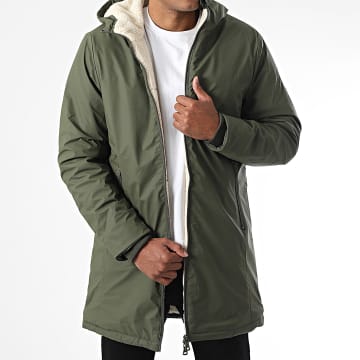 Classic Series - Parka con capucha Jaco verde caqui