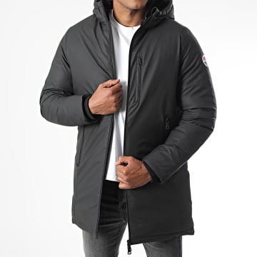 Classic Series - Parka negra con capucha Laurel
