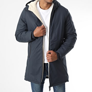 Classic Series - Parka con capucha azul marino Jaco
