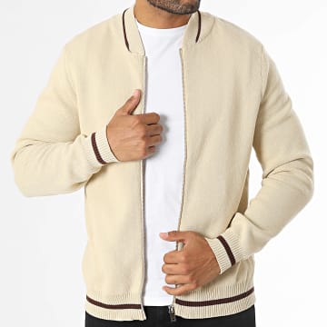 Frilivin - Beige vest met rits