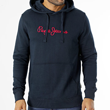 Pepe Jeans - Sweat Capuche New Joe Bleu Marine