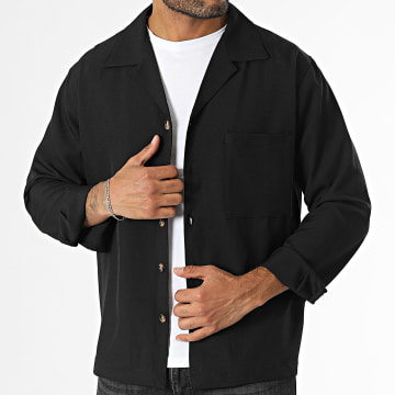 Uniplay - Chemise Manches Longues Noir