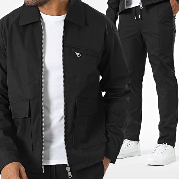 Frilivin - Ensemble Veste Zippée Et Pantalon Jogging Noir