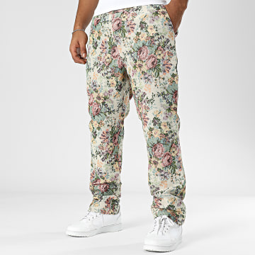 Frilivin - Pantalón Regular Fit Beige Floral