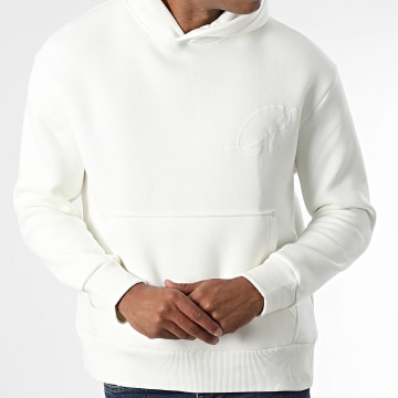KZR - Sweat Capuche Blanc