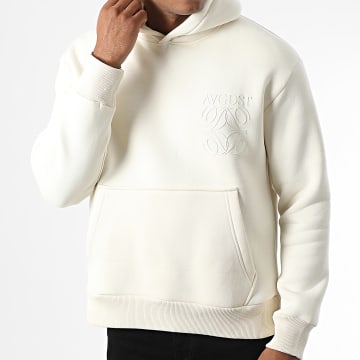 KZR - Sweat Capuche Blanc Cassé
