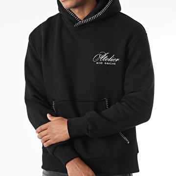 KZR - Sweat Capuche Noir