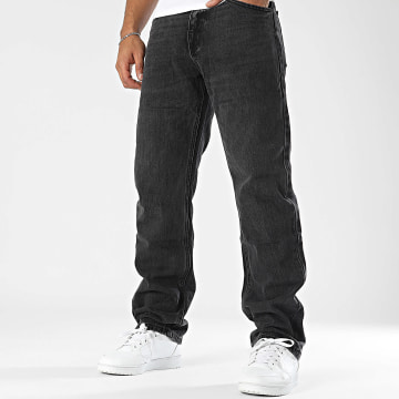 KZR - Jean Regular Fit Noir Chiné