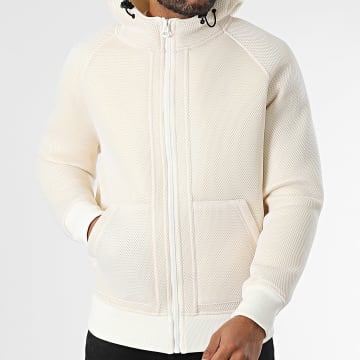 Schott NYC - Cameron 1 Chaqueta beige con capucha y cremallera