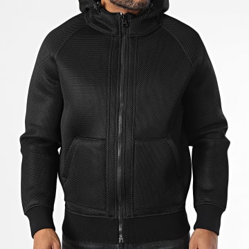 Schott NYC - Chaqueta con capucha y cremallera Cameron 1 Negro