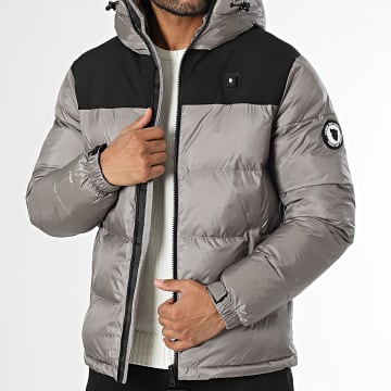 Comme Des Loups - Doudoune Chauffante Capuche Stuttgart Gris