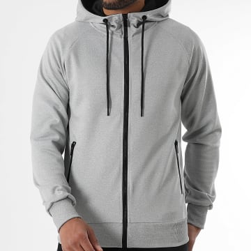 LBO - Zip Hoodie 0255 Mottled Grey