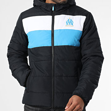OM - Doudoune Capuche OM Fan M24017 Noir