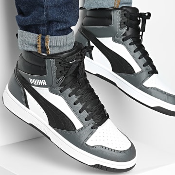 Puma - Baskets Montantes Rebound V6 392326 Puma White Puma Black Gray