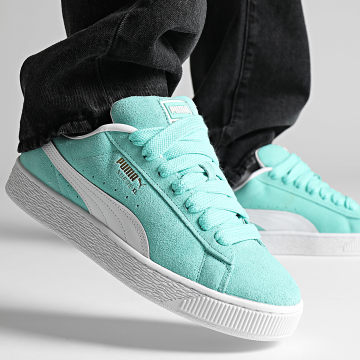 Puma - Baskets Suede XL 395205 Mint Puma White