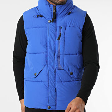 Classic Series - Doudoune Capuche Sans Manches Bleu Roi