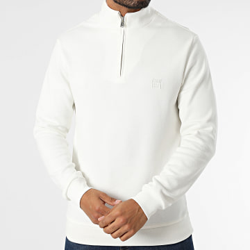 Classic Series - Sweat Col Zippé Blanc