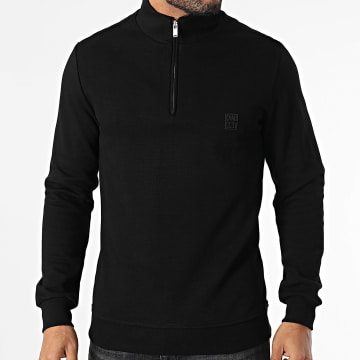 Classic Series - Sweat Col Zippé Noir