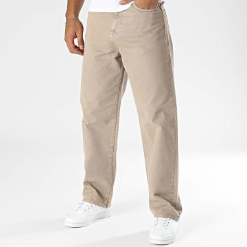 Jack And Jones - Wijde Alex Original Lichtbruine Jeans
