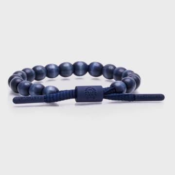 Rastaclat - Pulsera Valiente Azul Marino Gris
