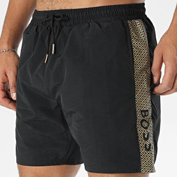 BOSS - Short De Bain 50484440 Noir Doré