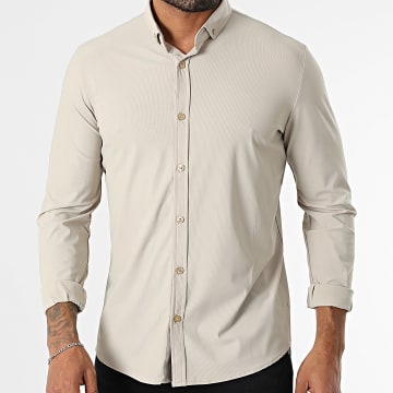 Classic Series - Chemise Manches Longues Beige