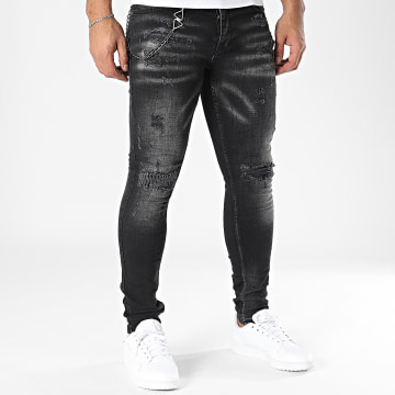 Jean Noir Slim Fit Élégant
