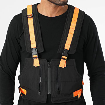 Classic Series - Gilet Tactique Noir Réfléchissant