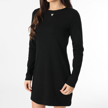 Guess - Damesjurk met lange mouwen V4BK00-KCHQ1 Zwartgoud