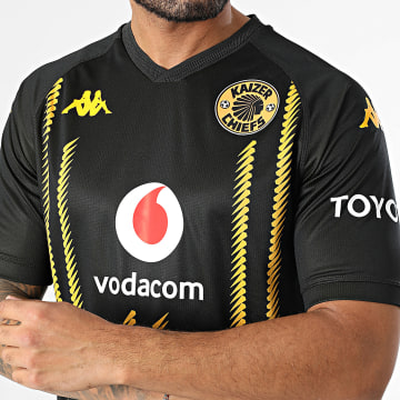 Kappa - Maillot De Foot Kombat Kaizer Chiefs 361U8NW Noir