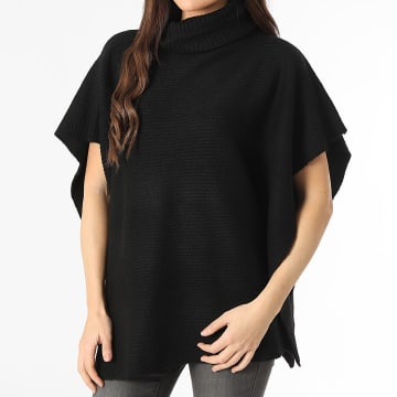 Only - Poncho Col Roulé Femme Lovisa Noir