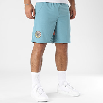 Puma - Short Jogging Manchester City FC Replica 775114 Bleu Clair