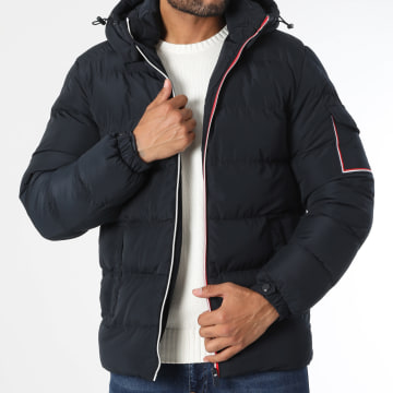 Zayne Paris  - Doudoune Capuche Bleu Marine