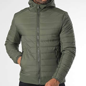 Classic Series - Veste Capuche Zippée Vert Kaki
