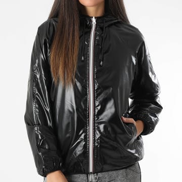 Deeluxe - Issia 04V607W Chaqueta con capucha y cremallera para mujer Negro