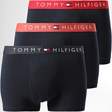 Tommy Hilfiger - Lot De 3 Boxers Trunk 3181 Bleu Marine