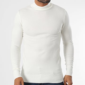 Sous-pull Blanc Jacadi - Taille 6 Ans - Col Cheminé - Excellent état Occasion