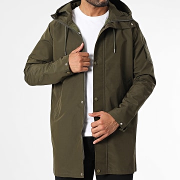 Project X Paris - Veste Zippée Capuche Longue 2433213 Vert Kaki