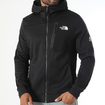 The North Face - Sudadera con capucha y cremallera A893Q Negro