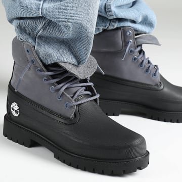 Timberland - Botas Timberland Heritage 6 De Encaje Impermeables A2QXQ Negro Azul Medio