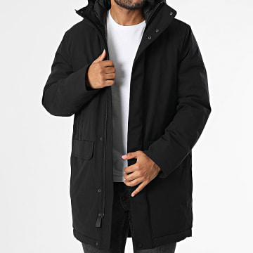 Classic Series - Parka larga con capucha 1041349-XX-12 Negro