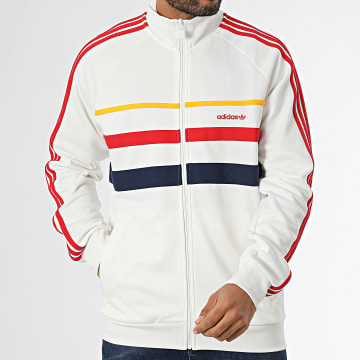 Adidas Originals - Veste Zippée A Bandes The First IW3233 Beige Clair