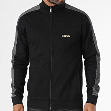 BOSS - Sweat Zippé A Bandes Tracksuit 7543 Noir