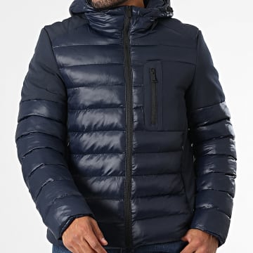 Classic Series - Doudoune Capuche Bleu Marine