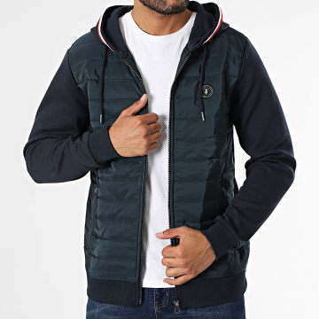 Le Temps Des Cerises - Thol Kapuzenjacke mit Reißverschluss Marineblau