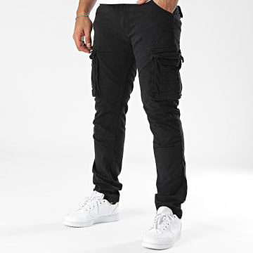 Schott NYC - Pantalón Cargo Tank 70 Negro