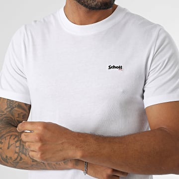 Schott NYC - Tee Shirt Claws 1 Blanc