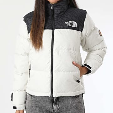 The North Face - Abrigo Mujer 96 Retro Nuptse A3XEO Blanco Negro