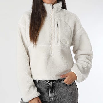 The North Face - Sweat Polaire Col Zippé Femme Extreme Pile 2 A88ZC Blanc