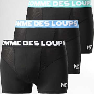 Comme Des Loups - Set di 3 boxer classici neri